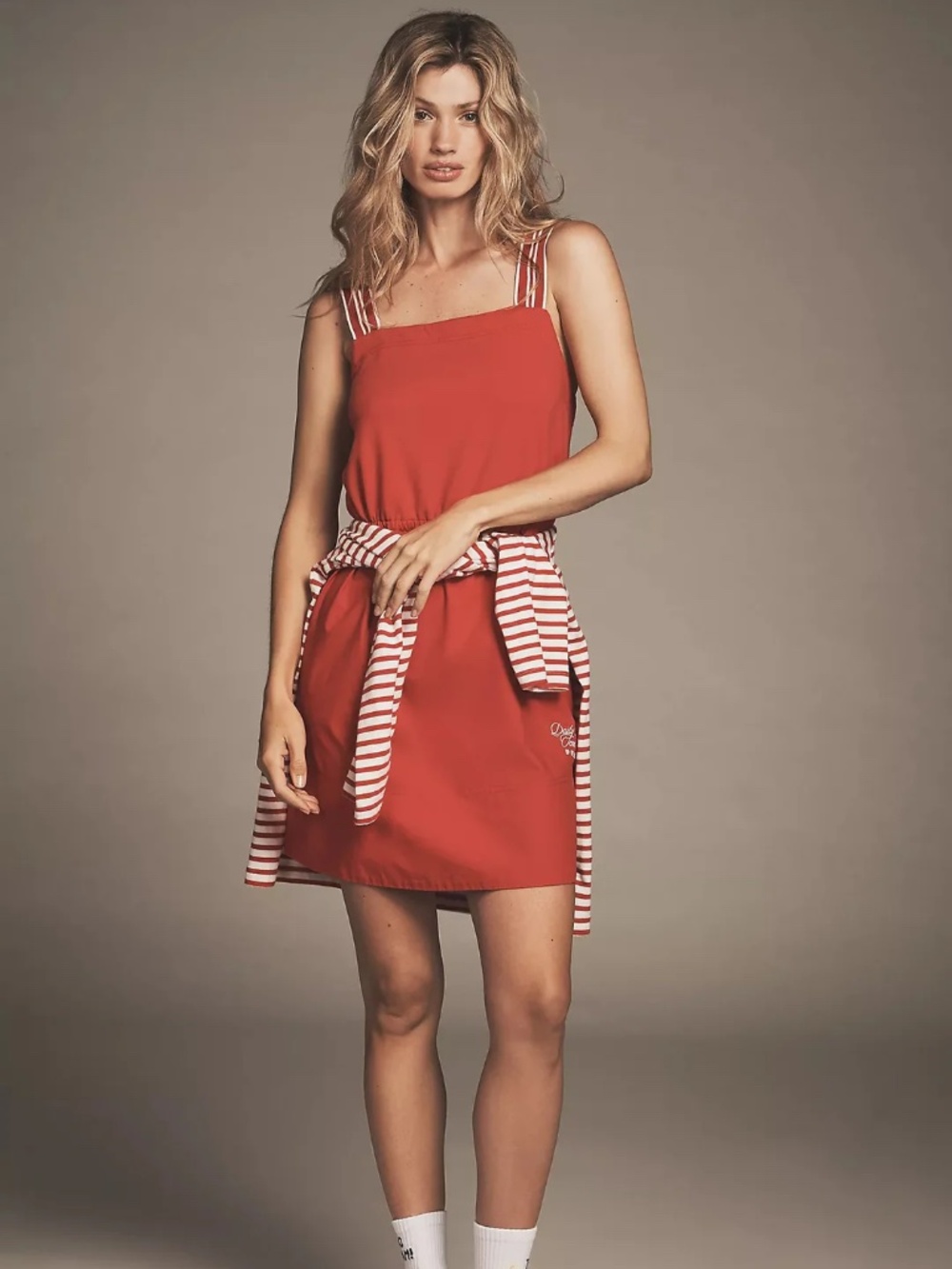NWT Anthropologie Daily Practice Passing Shot Sleeveless Mini Dress